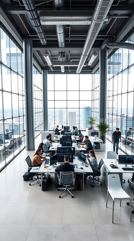 现代办公空间高效协作环境