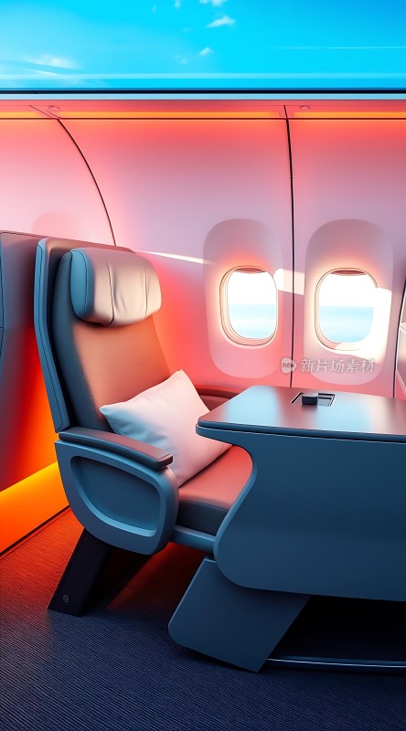 豪华头等舱舒适座椅温馨氛围享受飞行旅程