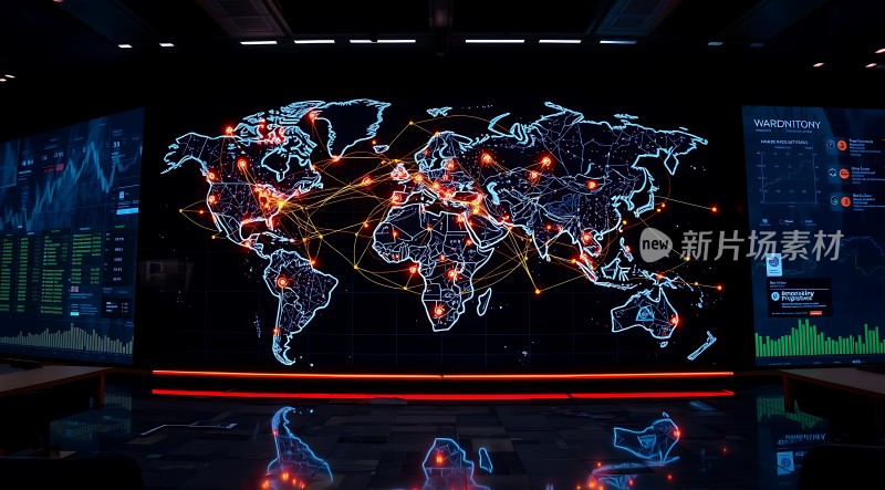 全球网络连接图