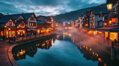 灯火阑珊水乡夜色 灯火阑珊水乡夜色