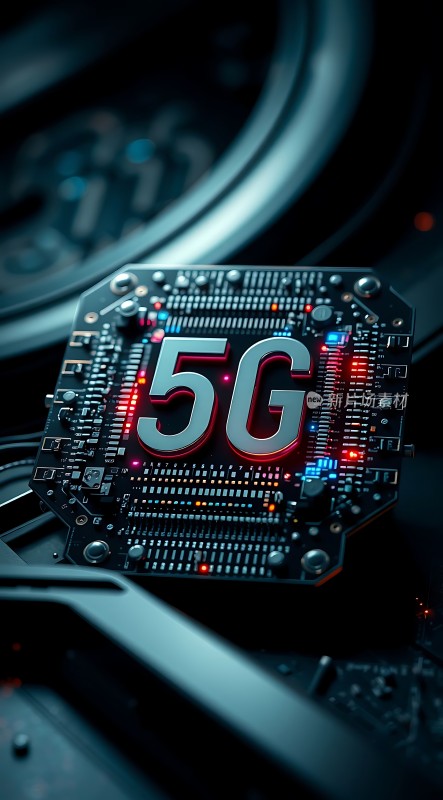 5G芯片科技感十足