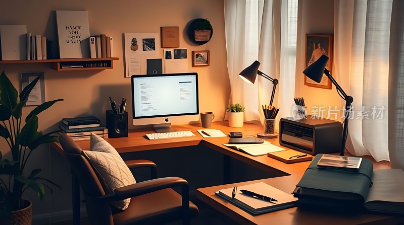 温馨工作空间高效办公环境