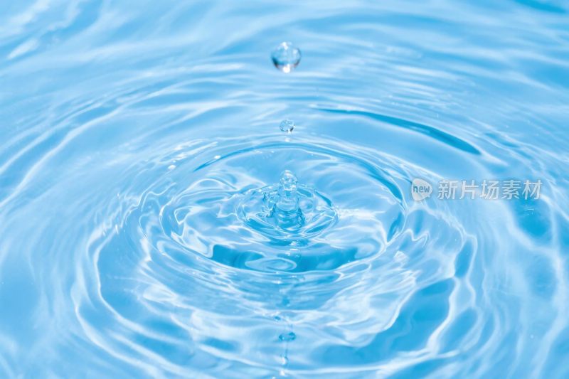 水面水滴涟漪效果