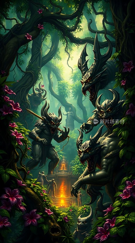 黑暗森林中的神秘生物