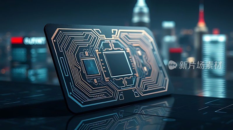新片场素材芯片科技感