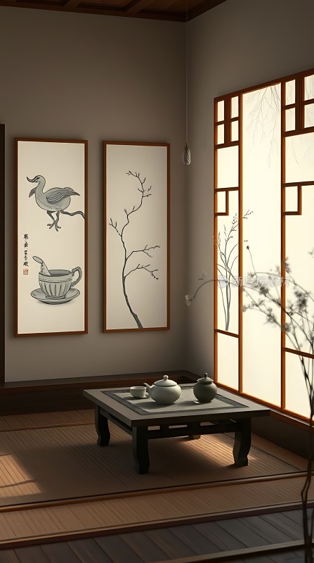 古风茶室雅致静好
