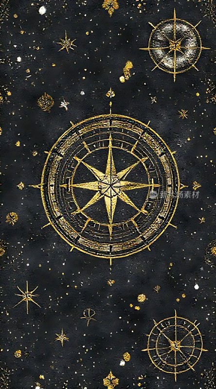 金色罗盘星河图