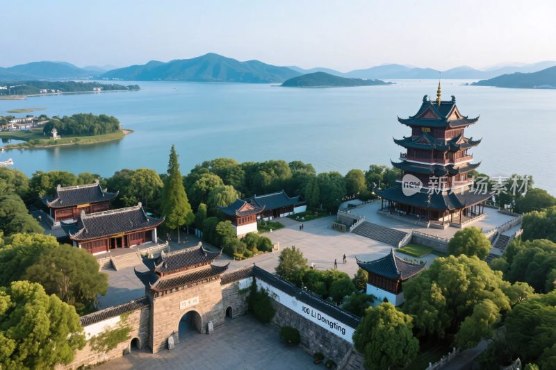 古建筑景区风光图