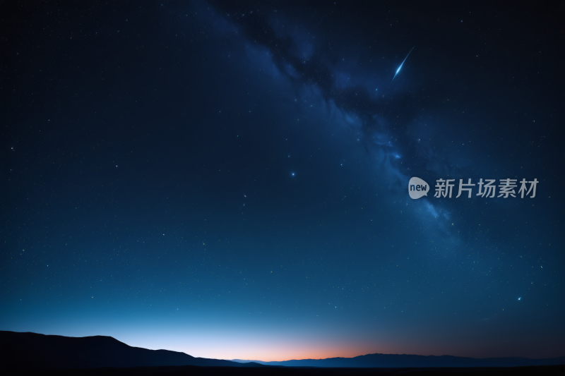 星空夜空一个乳白色物体高清背景图片