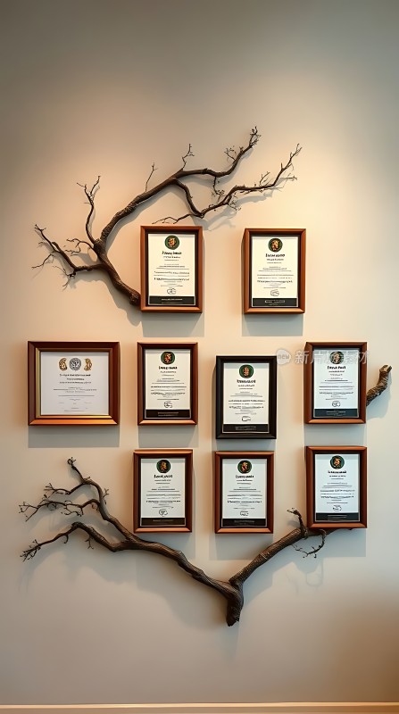 证书树荣誉与成就的展示