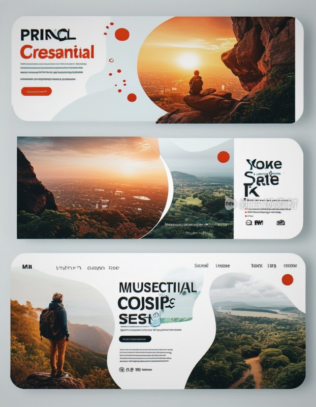 旅行社横幅模板