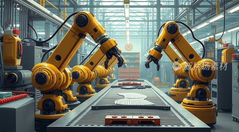 工业机器人生产线高效运作