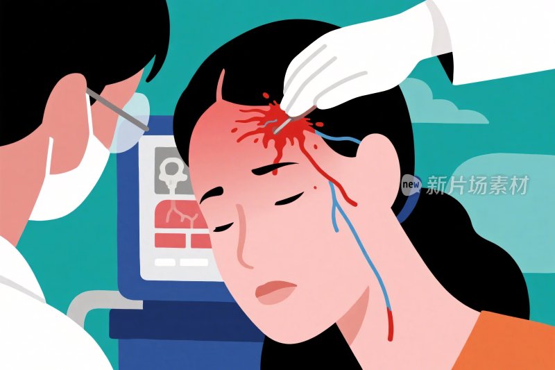 医疗急救插画