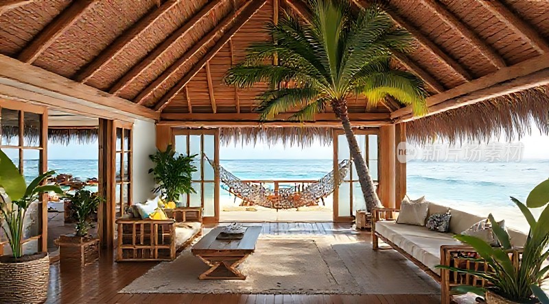 椰风海韵热带风情小屋