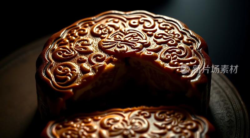 精致月饼美味诱人