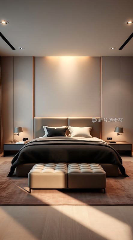 现代卧室设计简约风格舒适温馨