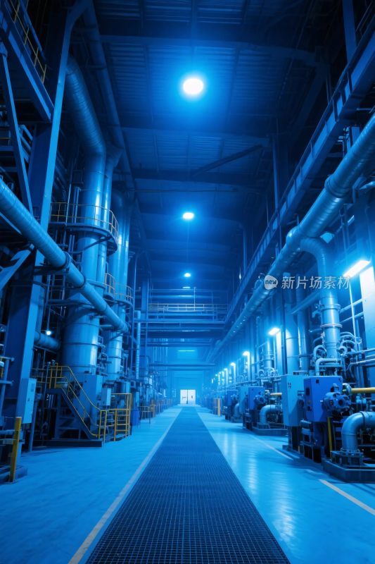 工业厂房内部场景