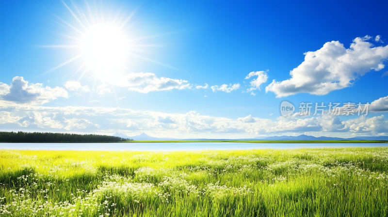 唯美小清新蓝天白云夏天天空自然风景壁纸