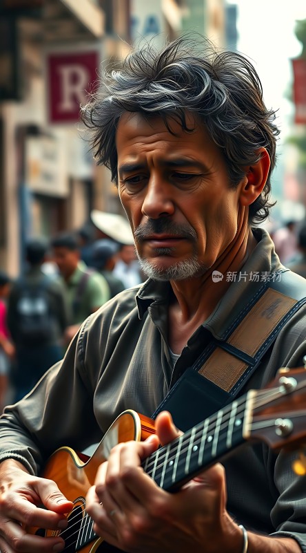 街头吉他手岁月沉淀下的音乐魅力