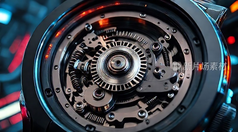 机械之心精密齿轮与弹簧的组合展现工业之美