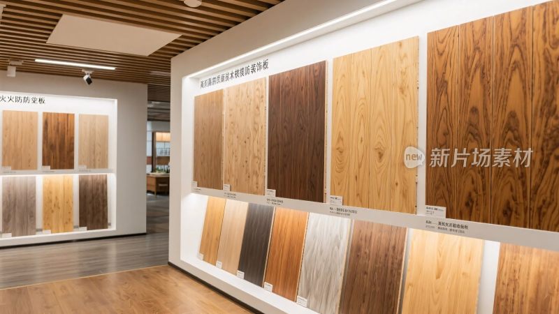 木质板材展示空间