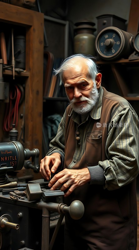 老匠人专注手工打磨金属件