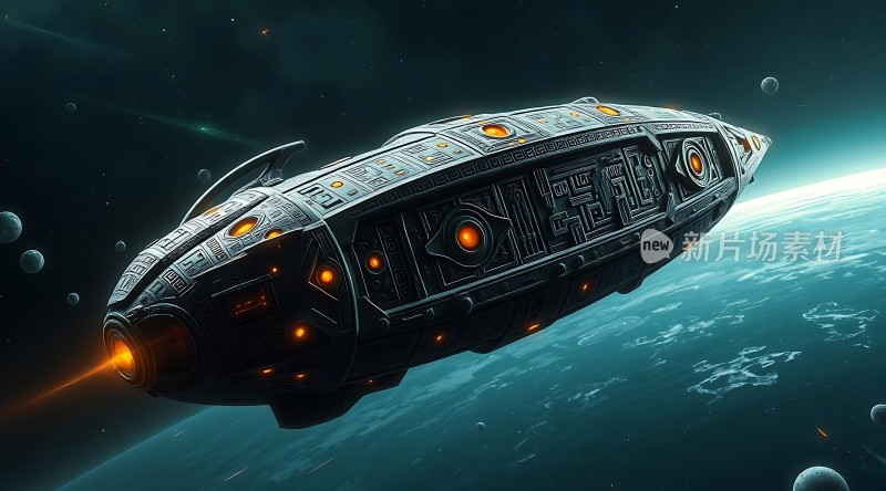 星际探索者未来飞船启航