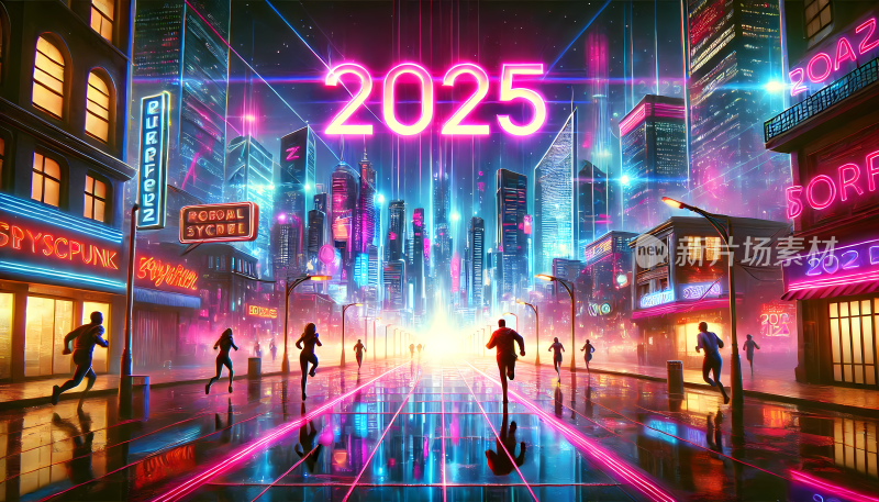 科技感都市奔向2025