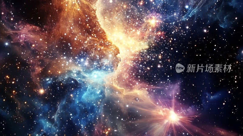 宇宙奇观星云与恒星