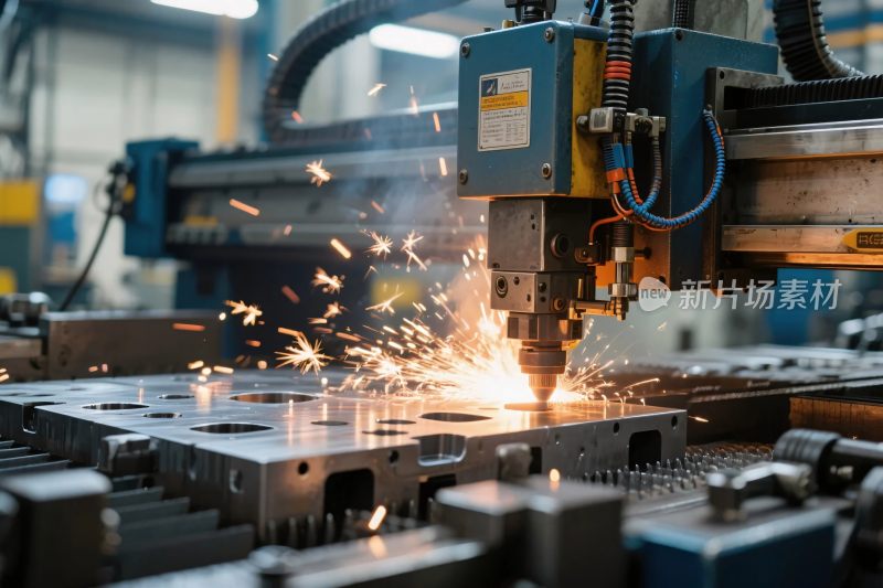 工业切割设备作业