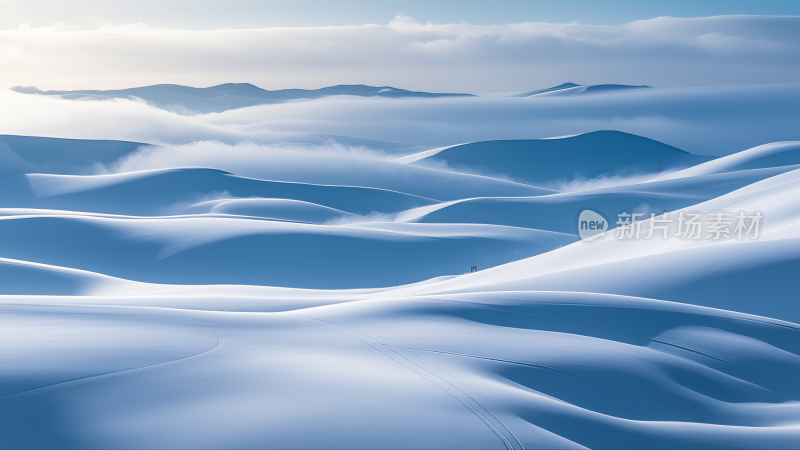 大气雪景