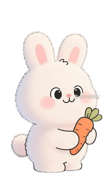 卡通兔子免抠素材