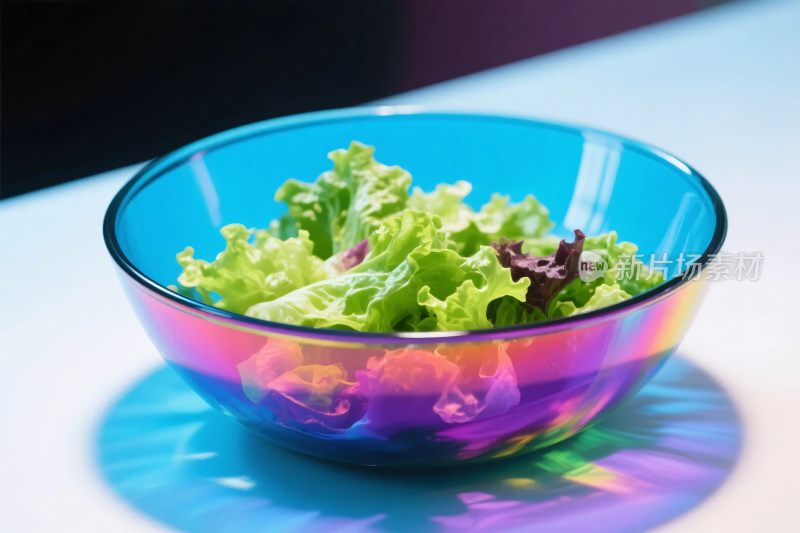 彩色碗装沙拉