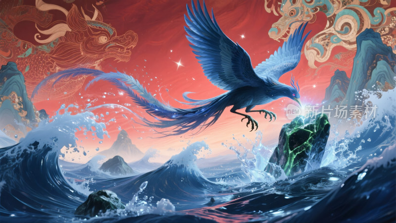 山海经神话故事精卫填海