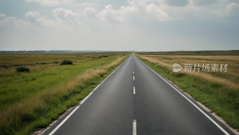 一条漫长的路风景风光高清图片