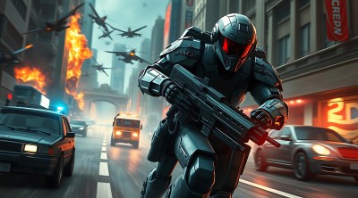 未来战士城市战火中的英雄 未来战士城市战火中的英雄