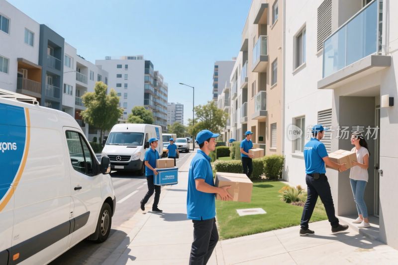 社区快递配送场景