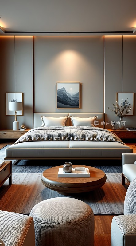 现代卧室设计简约风格温馨舒适