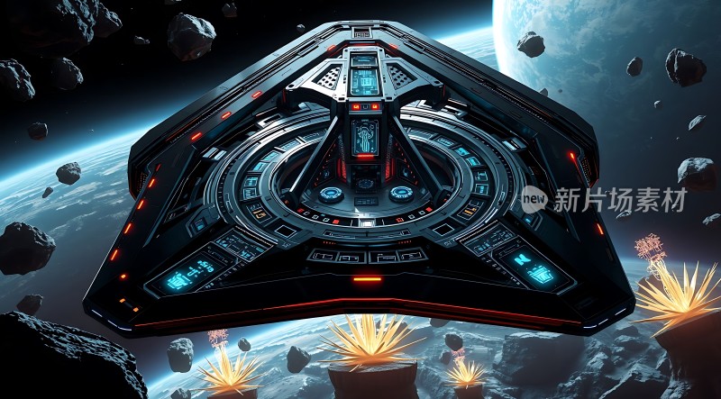 星际飞船探索未知宇宙