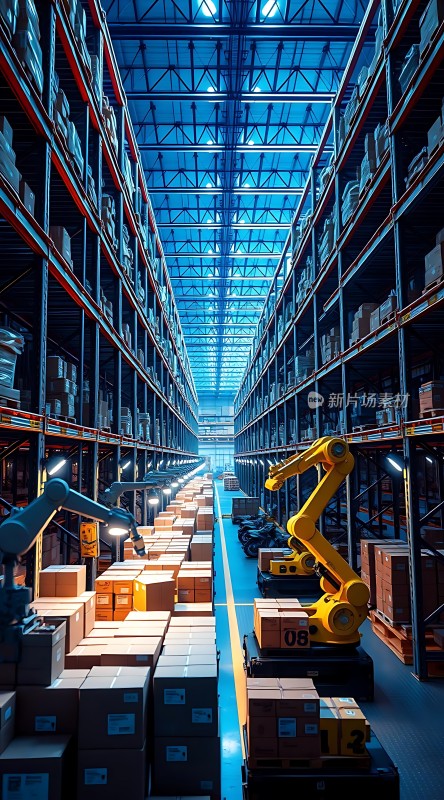 智能仓储机器人协作搬运货物