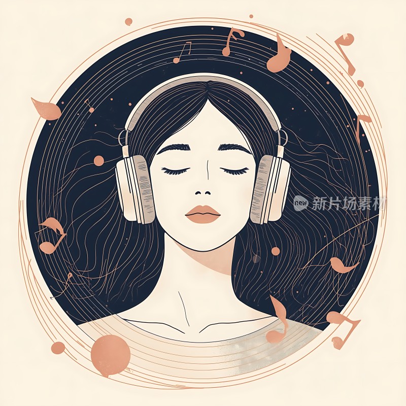 聆听旋律享受音乐