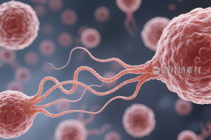 微生物细胞显微图