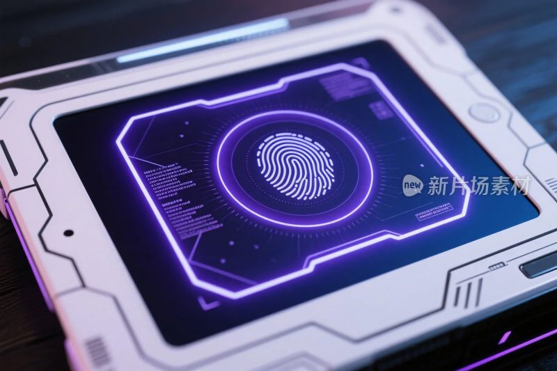 指纹扫描科技界面