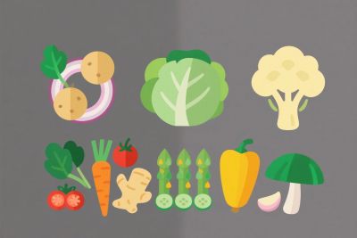 蔬菜插画集合