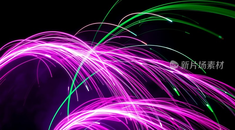 光束交织色彩斑斓
