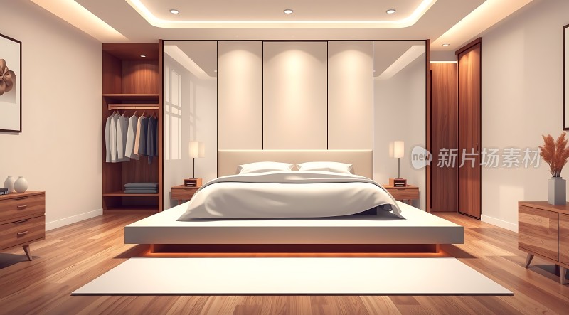 现代卧室设计简约风格温馨舒适