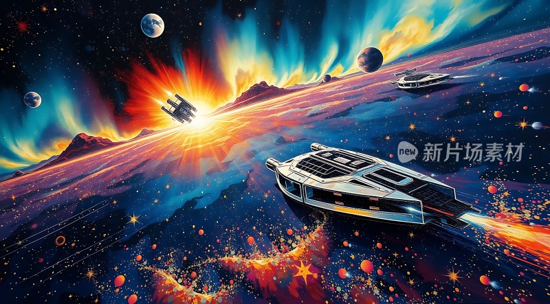 星际航行探索未知领域