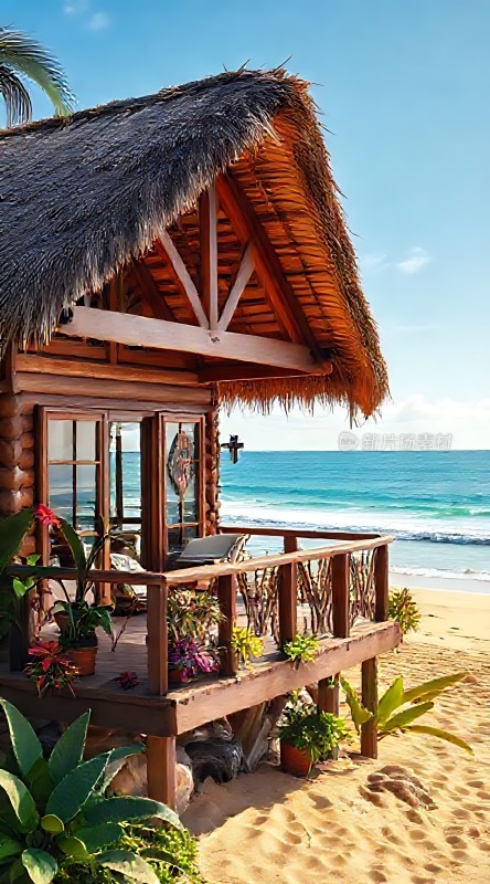 椰风海韵小木屋