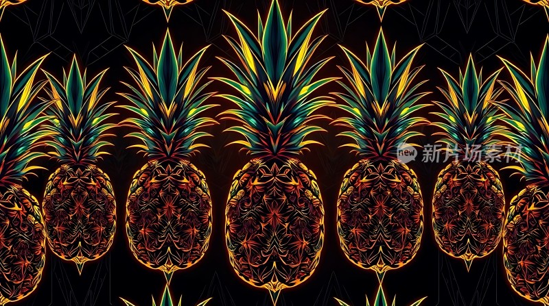 热带风情菠萝盛宴
