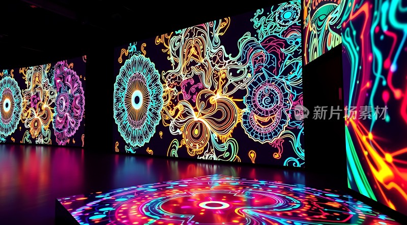 多彩光影艺术展